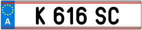 Truck License Plate